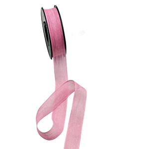 Nopel Keten Kurdele 2.5 Cm  (20 Metre)  Pembe