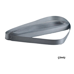 Grogren  Kurdele 1 Cm Yerli (10 Metre)  Gümüş