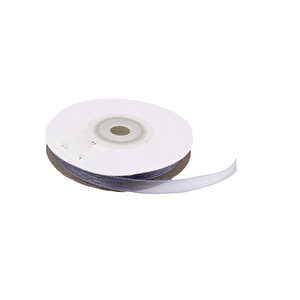 Organze Kurdele 6 Mm (22 Metre)  Gümüş