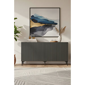 Ka1513a Zeynep150 Konsol, Tv Sehpasi Antrasi̇t 150cm Gri