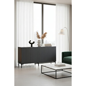Ka1513a Zeynep150 Konsol, Tv Sehpasi Antrasi̇t 150cm Gri