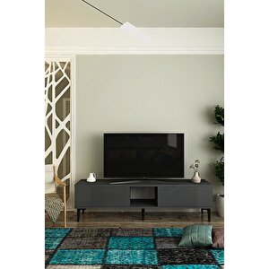 Tsa1502a - Corsatv150 Tv Stand, Tv Sehpasi Antrasi̇t 150cm Antrasit Gri