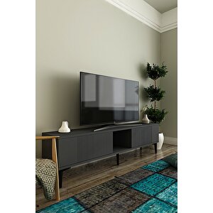 Tsa1502a - Corsatv150 Tv Stand, Tv Sehpasi Antrasi̇t 150cm Antrasit Gri
