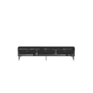 Tsa1802as - Tuna Tv Stand, Tv Sehpasi Antrasi̇t-silver 180cm