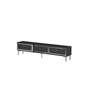 Tsa1802as - Tuna Tv Stand, Tv Sehpasi Antrasi̇t-silver 180cm