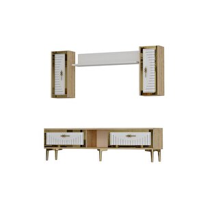 Tvr1501dbg - Tuna150 Tv Üni̇tesi̇ Safi̇rmeşe-beyaz Gold 150cm
