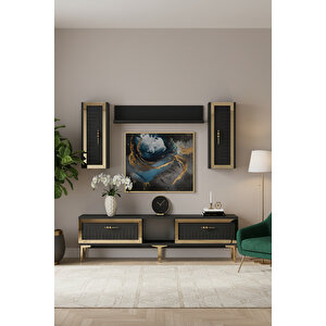 Tvr1501ag - Tuna150 Tv Üni̇tesi̇ Antrasi̇t Gold 150cm Antrasit Gold