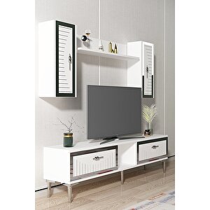 Tvr1501bs - Tuna150 Tv Üni̇tesi̇ Beyaz Silver 150cm Beyaz-Gümüş