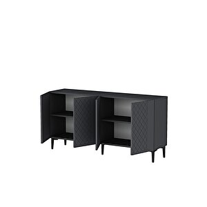 Ka1512a Resso150 Konsol, Kahve Köşesi̇, Tv Sehpasi Antrasi̇t 150cm