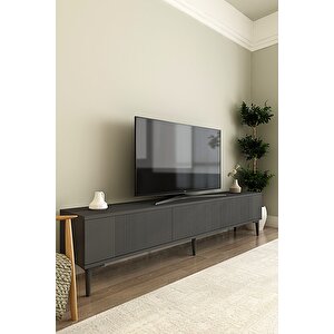 Tsa1803a - Corsa180 Tv Stand, Tv Sehpasi Antrasi̇t 180cm Antrasit Gri