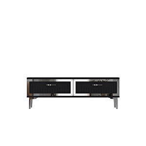 Tsa1204as - Tunatv120 Tv Stand, Tv Sehpasi Antrasi̇t-silver 120cm Antrasit Gümüş