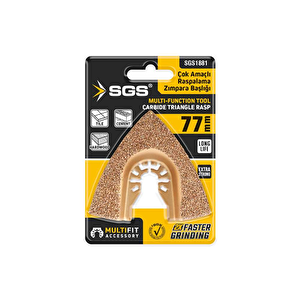 Sgs Multi-tools Kesi̇ci̇ Ve Raspalama Zimpara Başliği Karbür 77mm Sgs1881