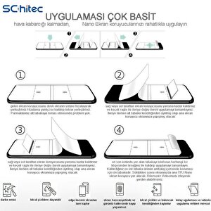Schitec Honor Magic 7 Lite Darbe Emici Premium Mat Ön Ekran Koruyucu Poliüretan Film