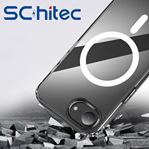 Schitec İphone 16e Magsafe Özellikli Şeffaf Kılıf