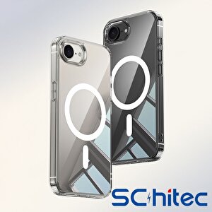 Schitec İphone 16e Magsafe Özellikli Şeffaf Kılıf