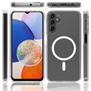 Schitec Samsung Galaxy S25 Magsafe Özellikli Şeffaf Kılıf