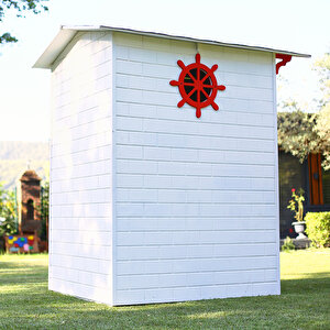 Ahşap Soyunma Kabini Xl Sari