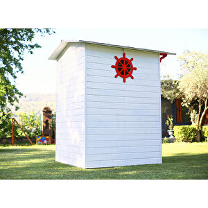 Ahşap Soyunma Kabini Xl Sari