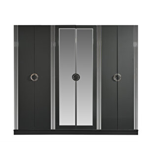 Edsy Home Roma 6 Kapaklı Aynalı Gardırop
