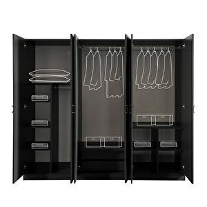 Edsy Home Roma 6 Kapaklı Aynalı Gardırop