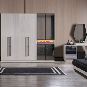 Edsy Home Diamond 6 Kapaklı Gardırop