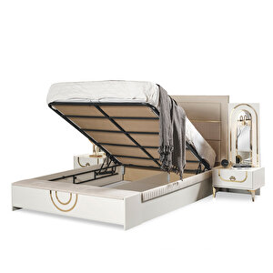 Edsy Home Safir Bazalı Bençli Karyola Mdf