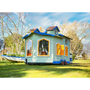 Mandu Ahşap Çocuk Tinyhouse Oyun Evi