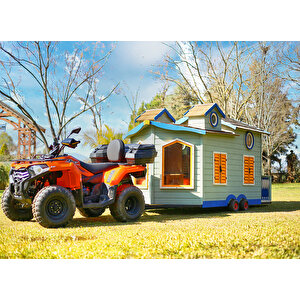 Mandu Ahşap Çocuk Tinyhouse Oyun Evi