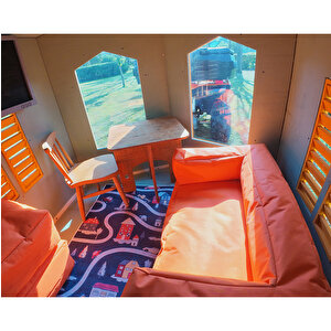 Mandu Ahşap Çocuk Tinyhouse Oyun Evi