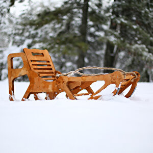 Mandu Ahşap Kar Kızağı