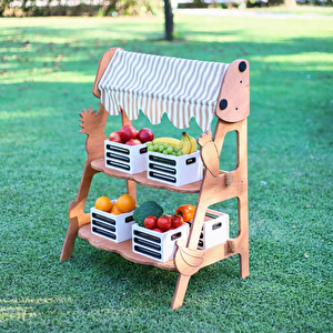 Ahşap Çocuk Manav Tezgâhı