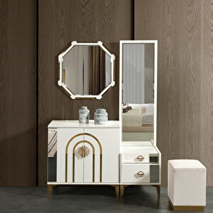 Safir Boy Aynalı Şifonyer Mdf
