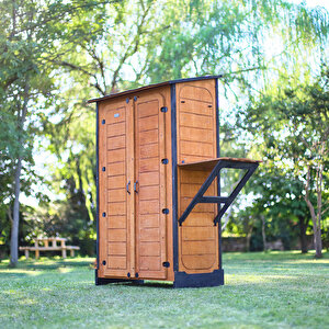 “mandu” Ahşap Slim Maxi Depolama Dolabı