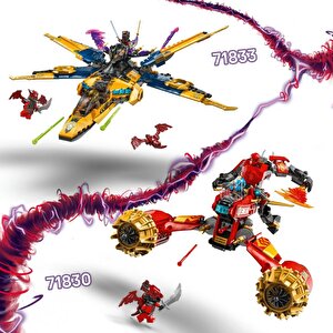 Lego Ninjago 71833 Ras Ve Arin'in Süper Fırtına Jeti (510 Parça)