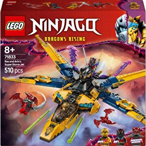 Ninjago 71833 Ras Ve Arin'in Süper Fırtına Jeti (510 Parça)