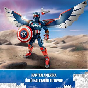 Lego  Marvel 76296  Yeni Kaptan Amerika Yapım Figürü