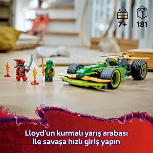 Lego Ninjago 71828 Lloyd'un Çek-bırak Yarış Arabası (181 Parça)