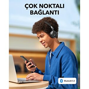Anker Soundcore H30i Mikrofonlu Kablosuz Kulaküstü Kulaklık - 70 Saat Oynatma Süresi- Soundcore Uygulama Destekli - Multipoint Con
