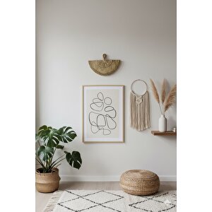 Rattan Hasır Duvar Yelpazesi | El Örgüsü Bohem Dekoratif Duvar Süsü