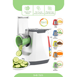 Shb-7505 5'i 1 Arada Otomatik Doğrayıcı-rende- Dilimleme Makinesi