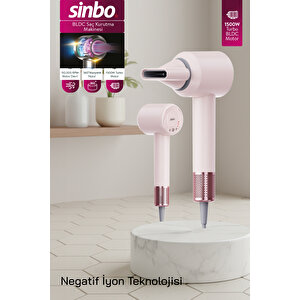 Shd-1740 Bldc Saç Kurutma Makinesi-pembe