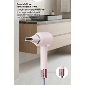 Shd-1740 Bldc Saç Kurutma Makinesi-pembe