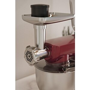 Sinbo Smx-2775 Çok Amaçlı 3ın1 Mutfak Şefi Hamur Yoğurma Kıyma Makinesi Sürahi Blender 1500w Kırmızı