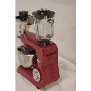 Sinbo Smx-2775 Çok Amaçlı 3ın1 Mutfak Şefi Hamur Yoğurma Kıyma Makinesi Sürahi Blender 1500w Kırmızı