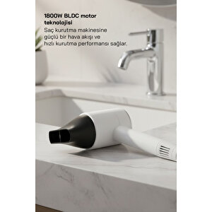 Shd-1705 Bldc Saç Kurutma Makinesi-beyaz