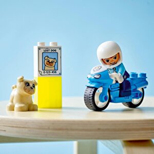 Lego Duplo 10967 Kurtarma Polis Motosikleti  (5 Parça)
