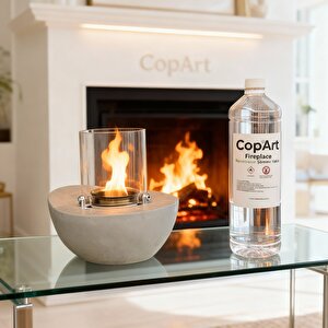 Copart Meta Biyoetanol Masaüstü Şömine - 1 Lt Yakıt Hediyeli