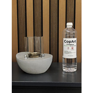 Copart Meta Biyoetanol Masaüstü Şömine - 1 Lt Yakıt Hediyeli