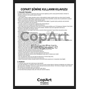 Copart Meta Biyoetanol Masaüstü Şömine - 1 Lt Yakıt Hediyeli
