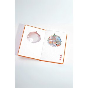 Ecrou 3 D Yılbaşı Temalı Defter Defter Stereo Katmanlı Oyma Sayfalı Defter Ajanda Bloknot 20,8 X 14